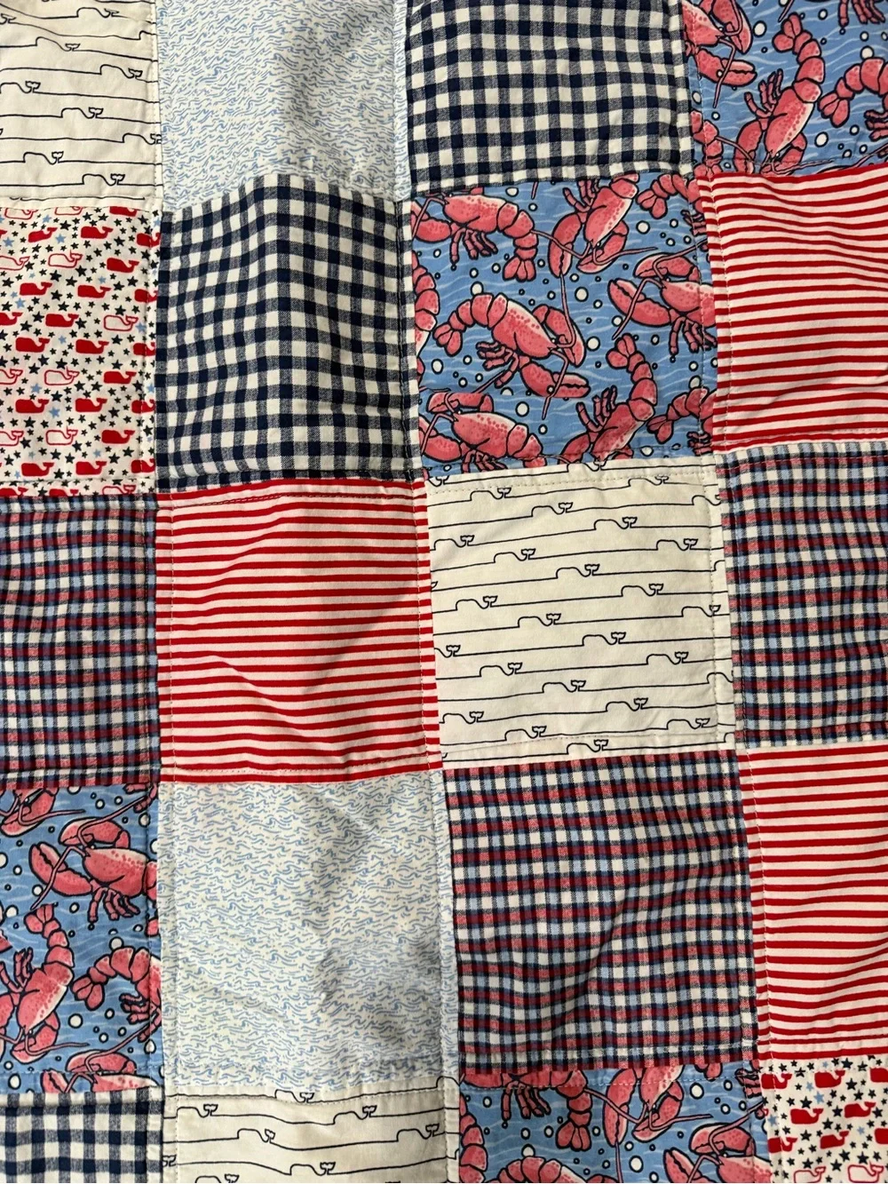 Vineyard Vines Target baby quilt